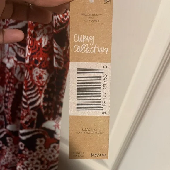 Rachel Roy Curvy Collection Red Sweater Dress Sz 2X - Picture 9 of 12